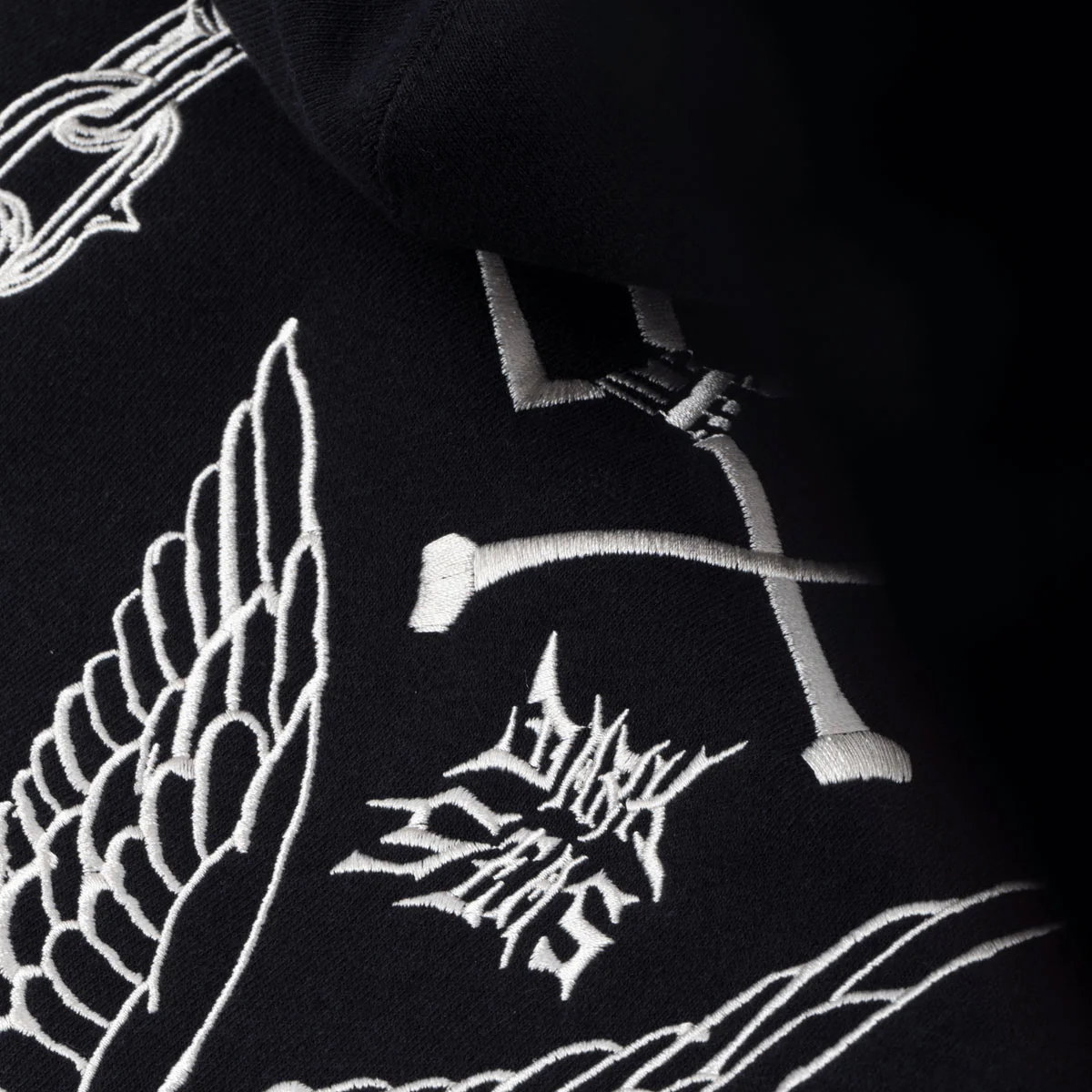 Dark Seas Mesa Heavyweight Hoodie - Black - Image 5