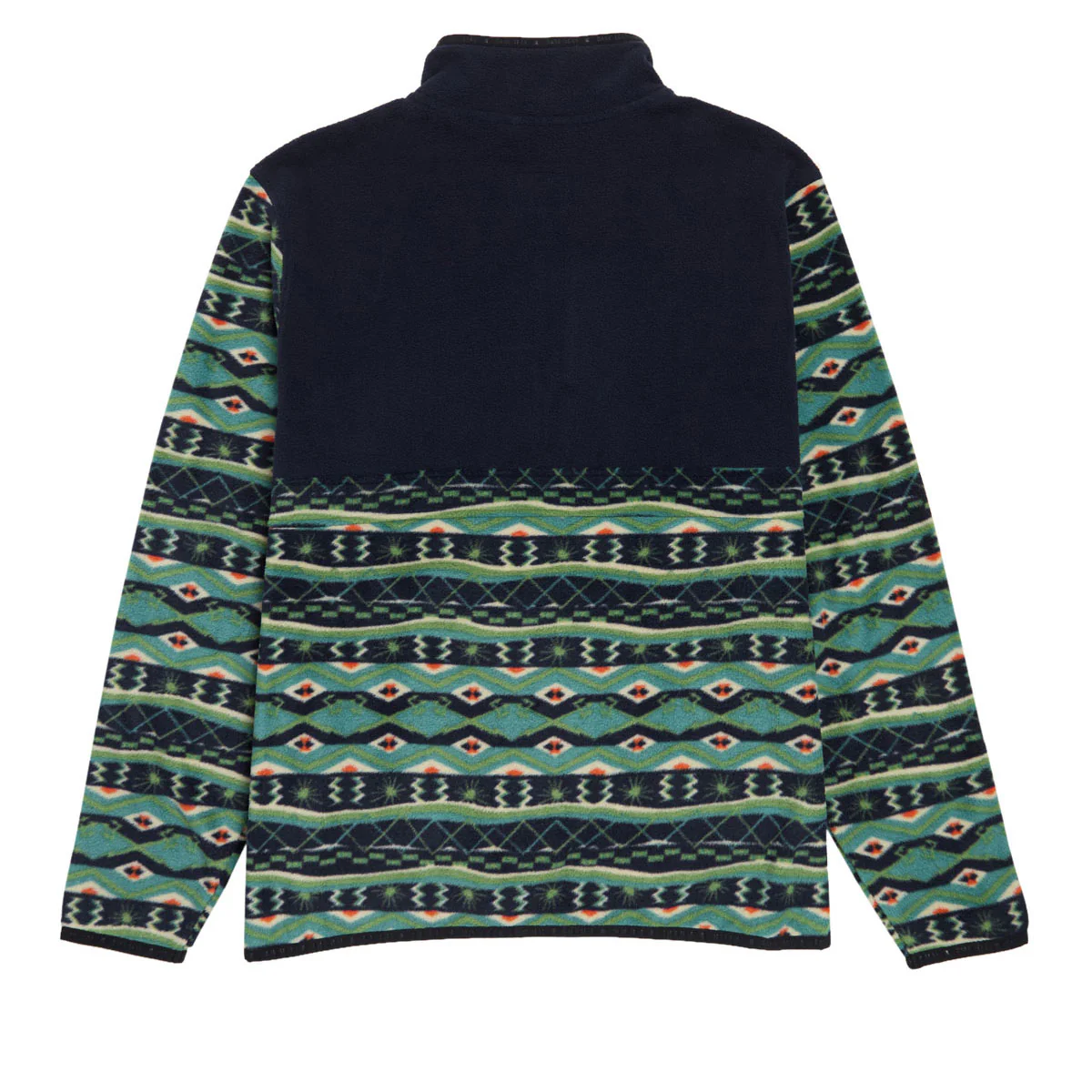Dark Seas Walter Fleece Sweatshirt - Navy/Teal - Image 2