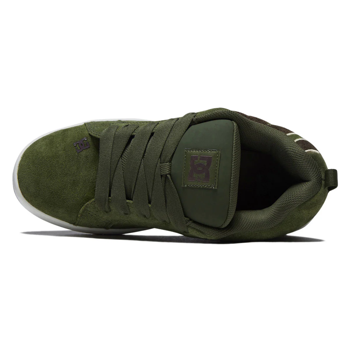 DC Court Graffik SE Shoes - Olive/Dark Green - Image 3