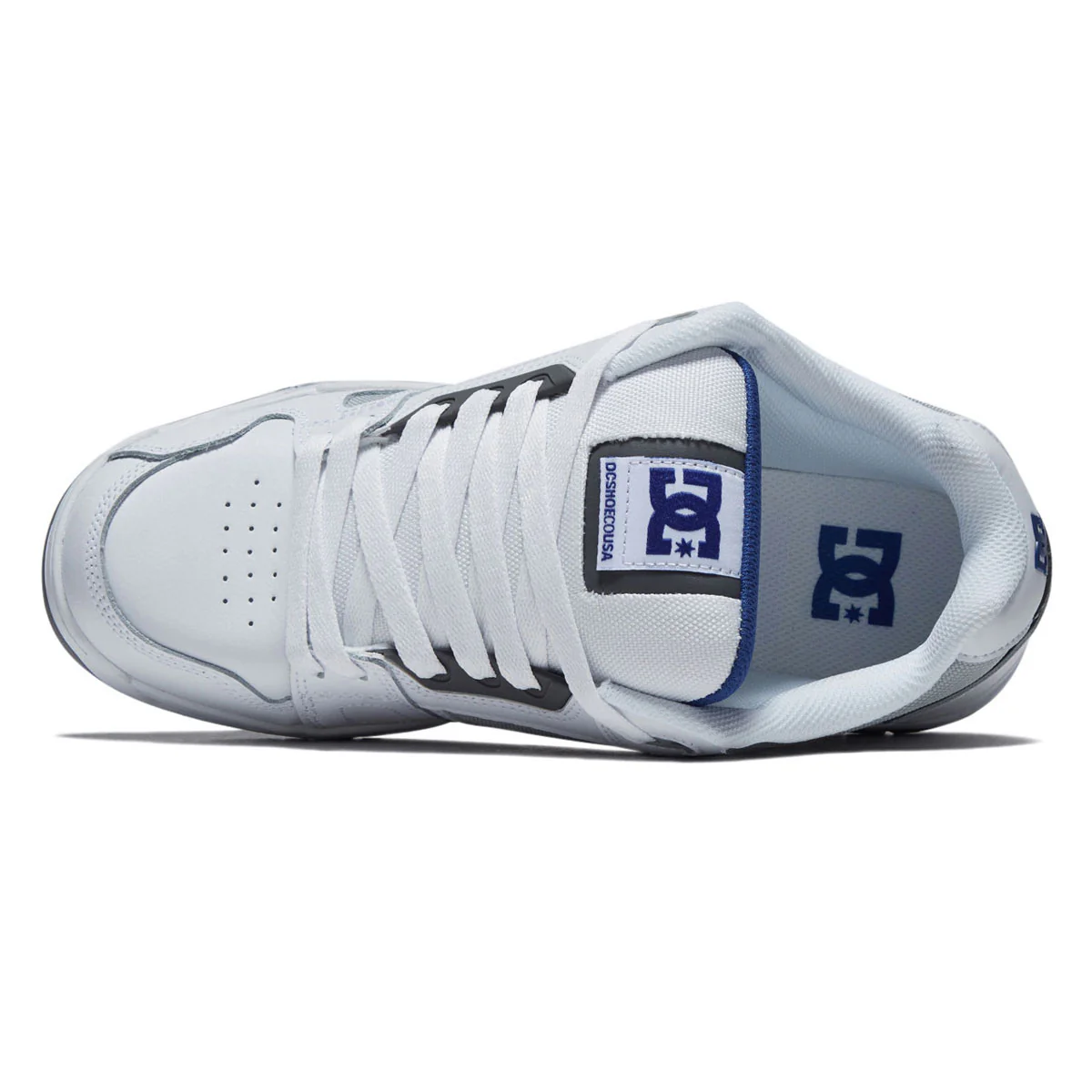 DC Stag Shoes - White/Grey/Blue 2025 - Image 3