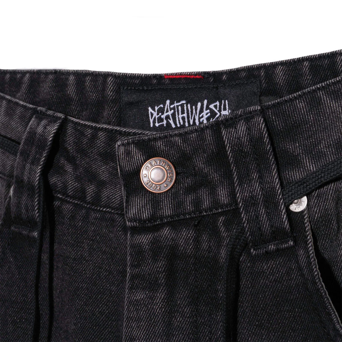 Deathwish Baggy Facchini Jeans - Black - Image 4