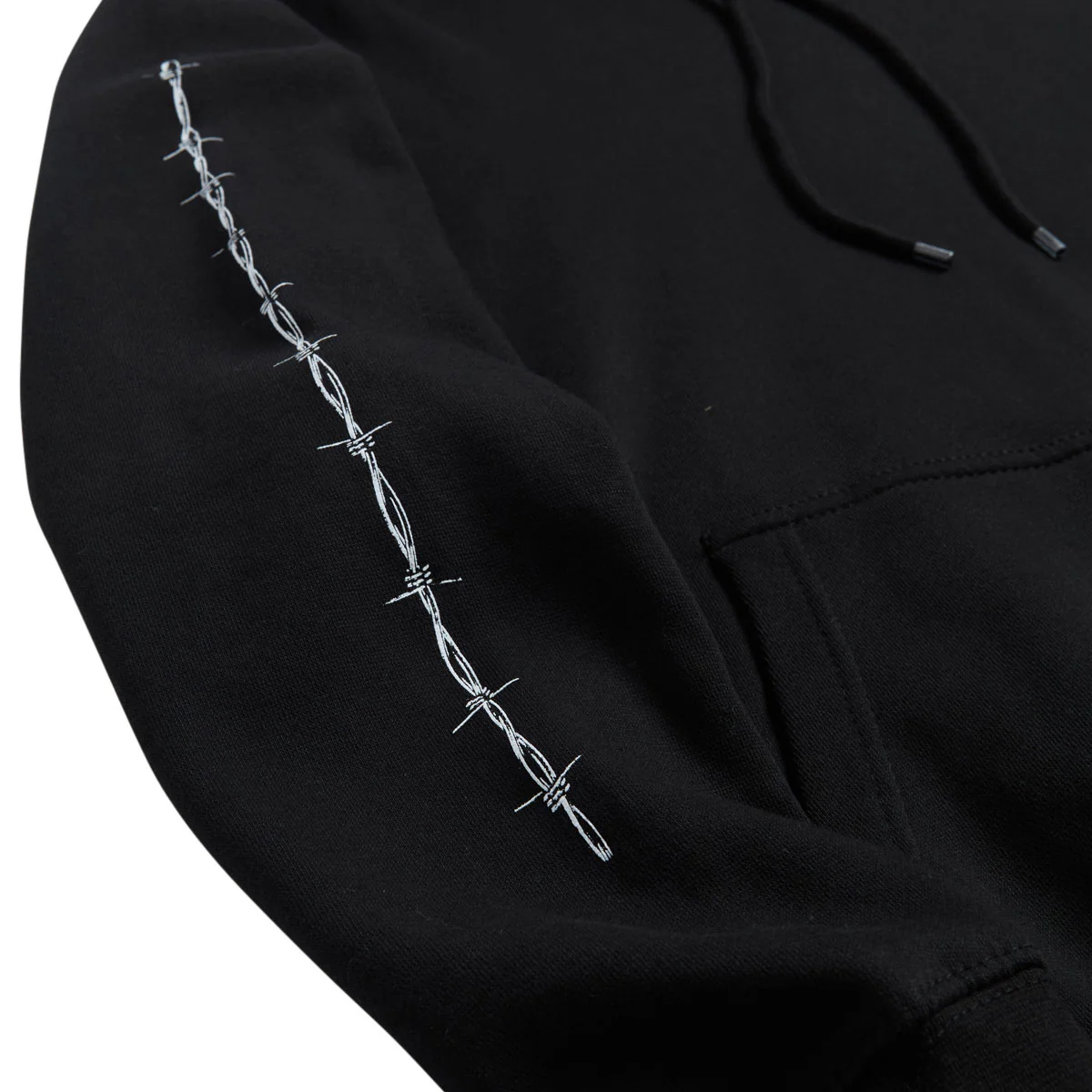 Deathwish Barbed Hoodie - Black - Image 4