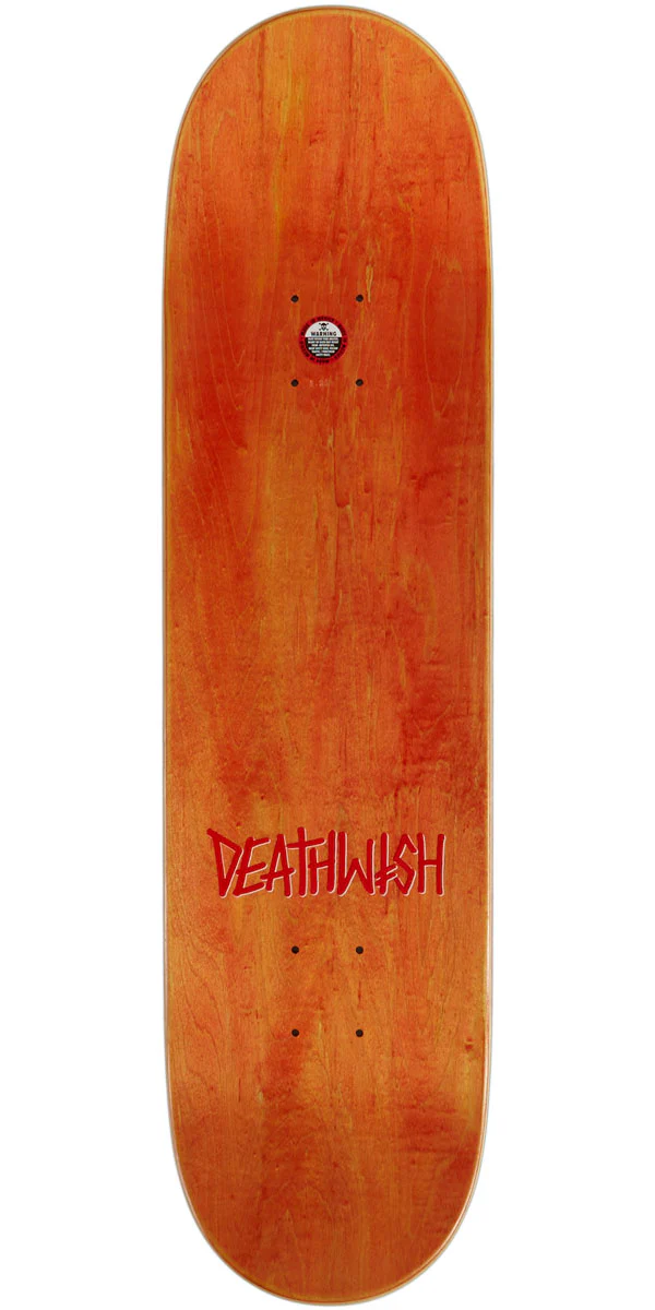 Deathwish Deathspray Skateboard Deck - Black/Red - 8.25" - Image 2