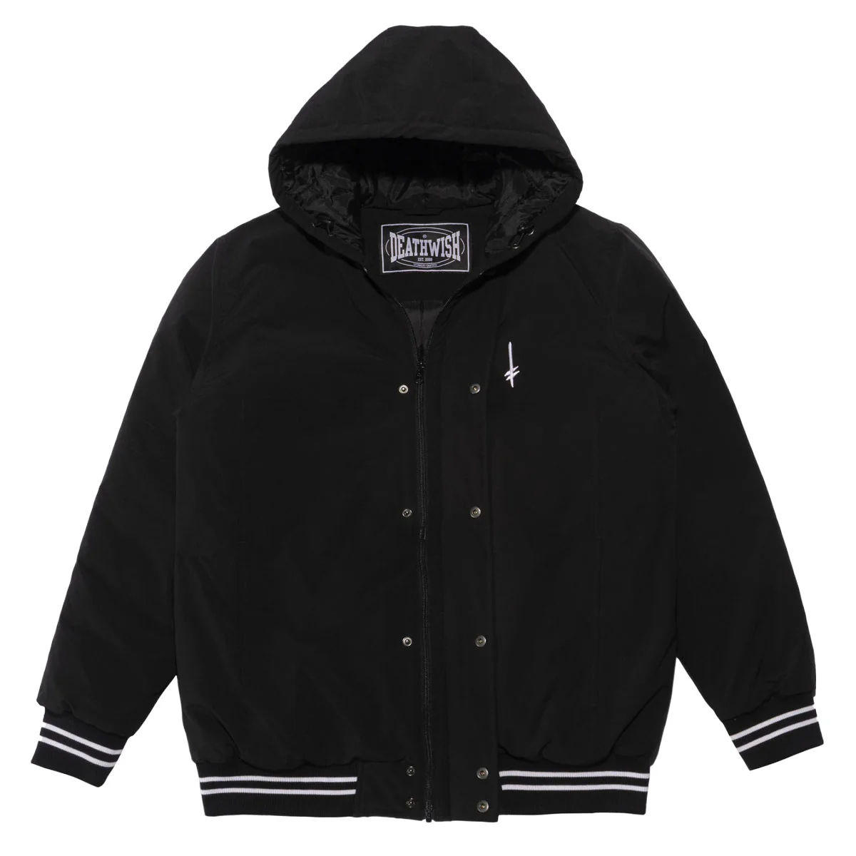 Deathwish Hometown Parka Jacket - Black - Image 6