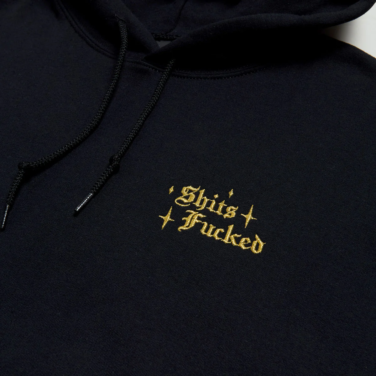 Designer Trash Mini Fucked Hoodie - Black - Image 2