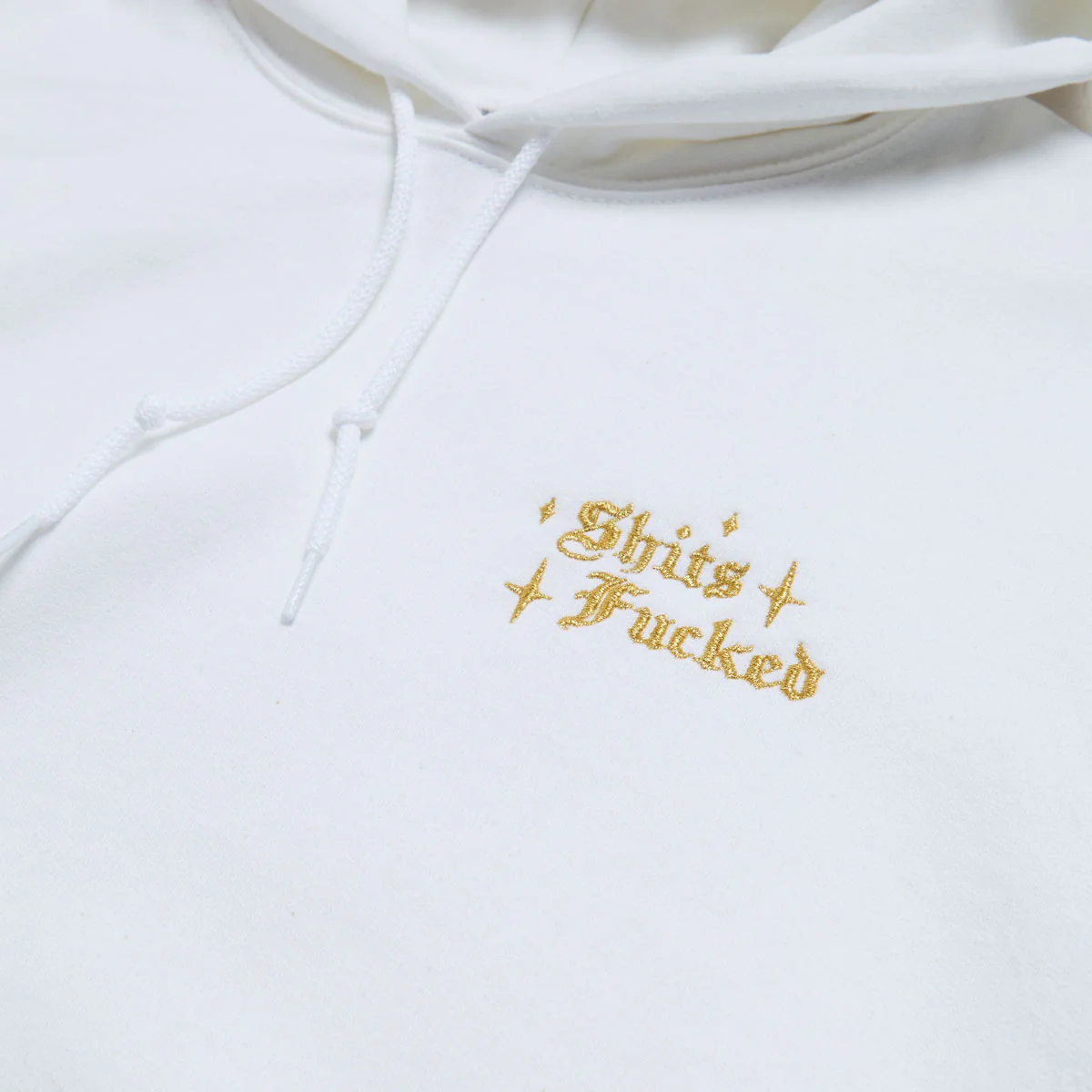 Designer Trash Mini Fucked Hoodie - White - Image 2