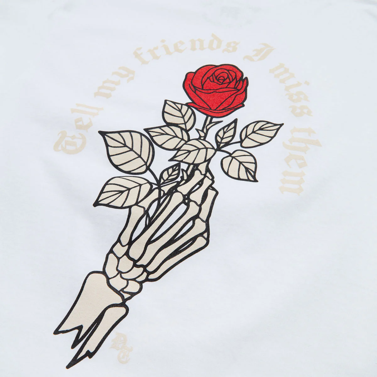 Designer Trash Tell Your Friends T-Shirt - White - Image 4