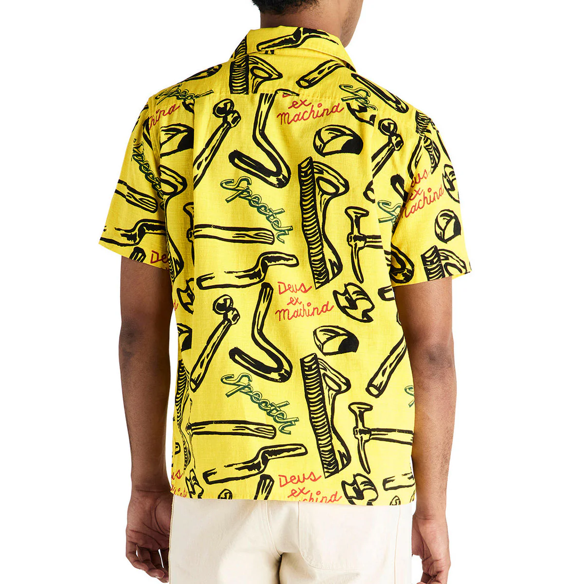 Deus Ex Machina Specter Tool Shirt - Canary Yellow - Image 2