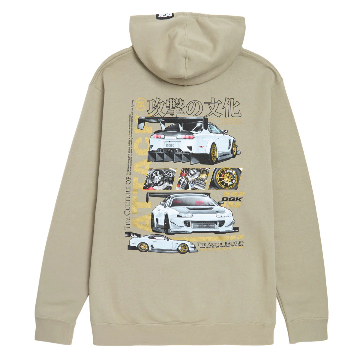 DGK Attack Hoodie - Cement - Image 2
