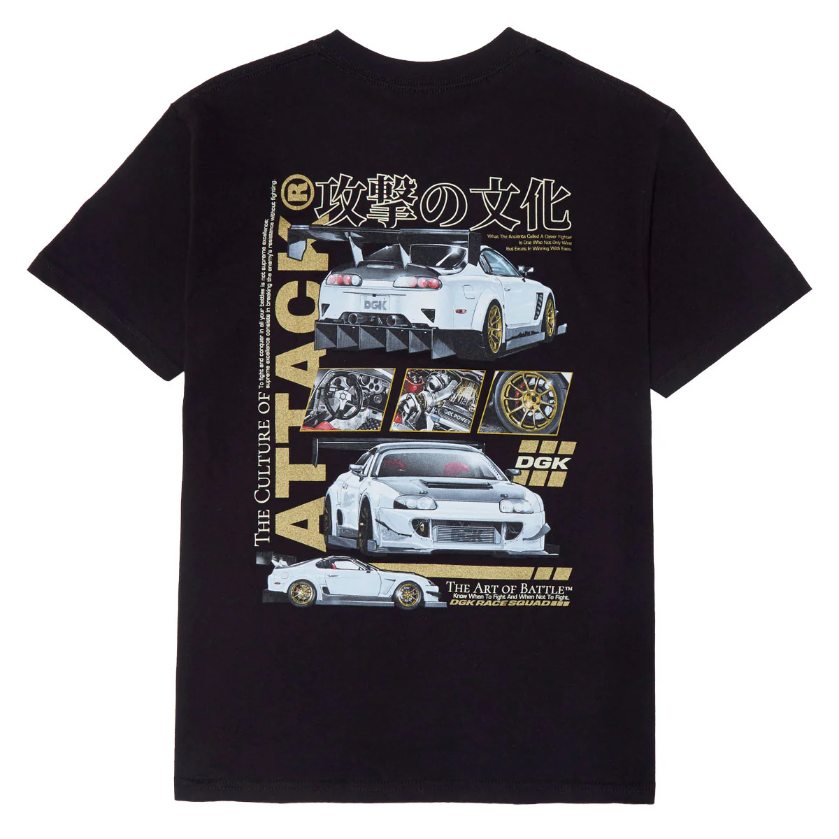 DGK Attack T-Shirt - Black - Image 2