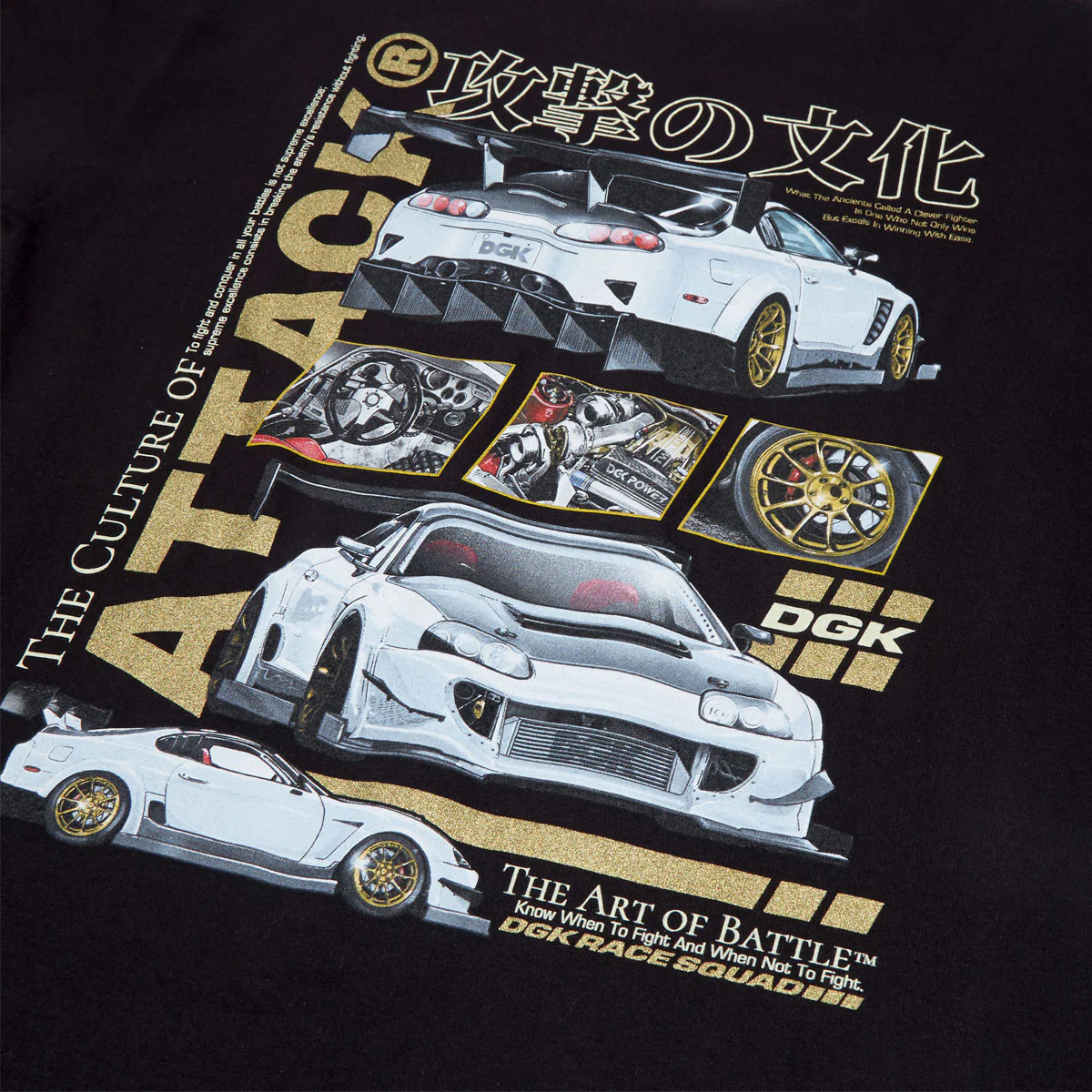 DGK Attack T-Shirt - Black - Image 4
