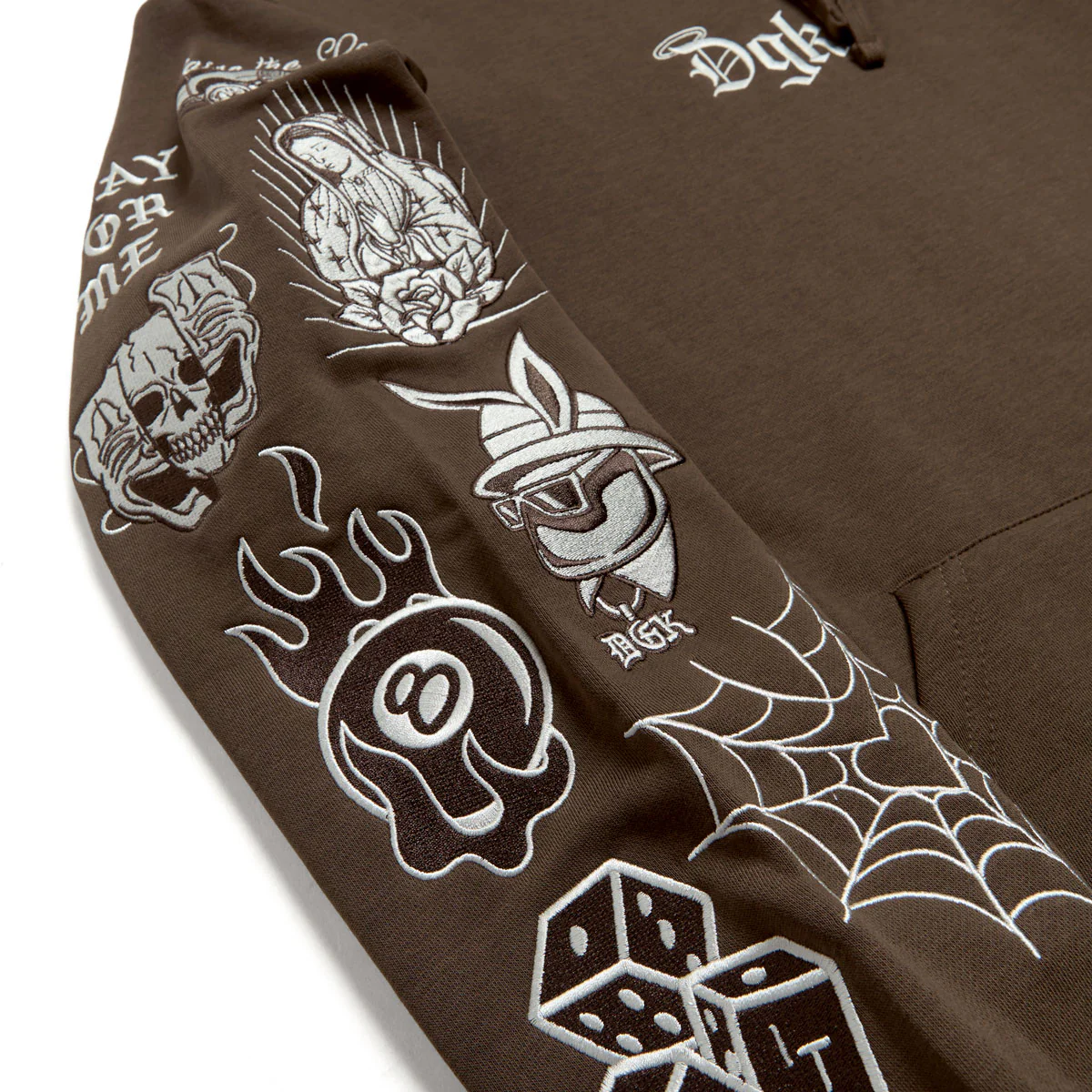 DGK Crazy Life Hoodie - Brown - Image 3