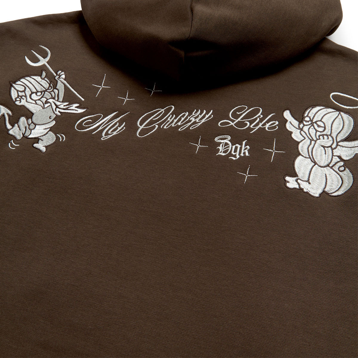 DGK Crazy Life Hoodie - Brown - Image 5