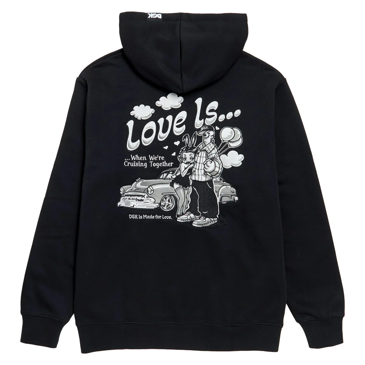 DGK Love Is... Hoodie - Black - Image 2