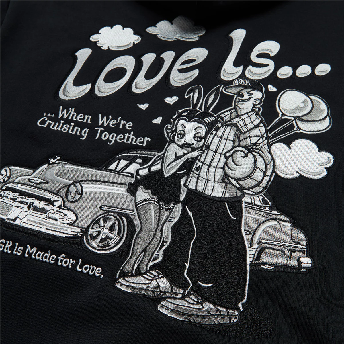 DGK Love Is... Hoodie - Black - Image 4