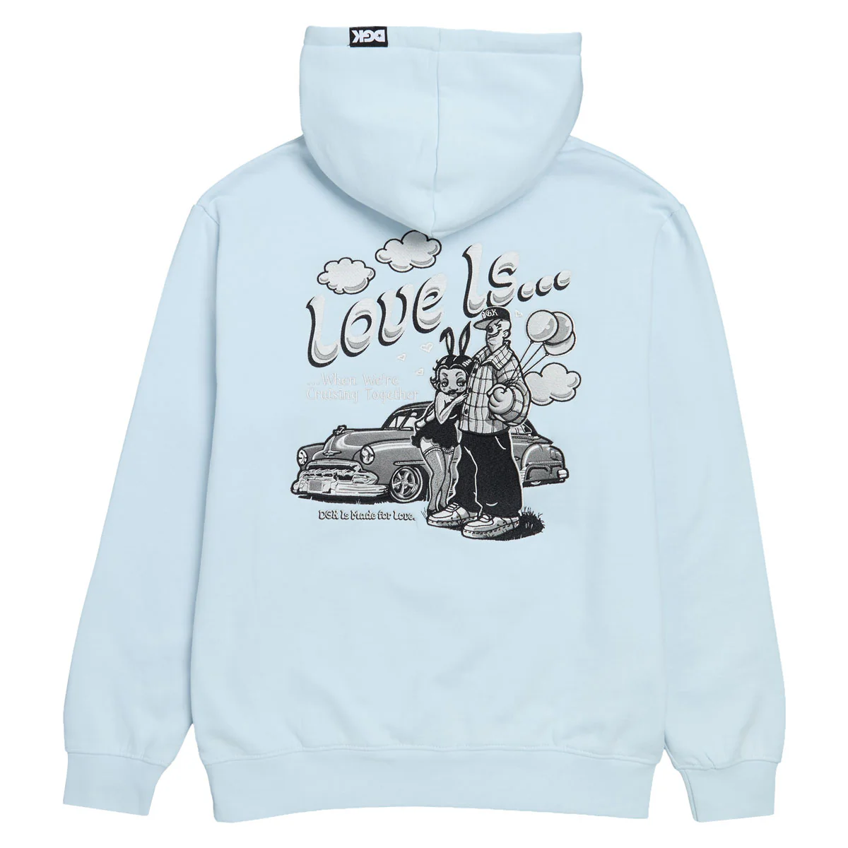 DGK Love Is... Hoodie - Powder Blue - Image 2