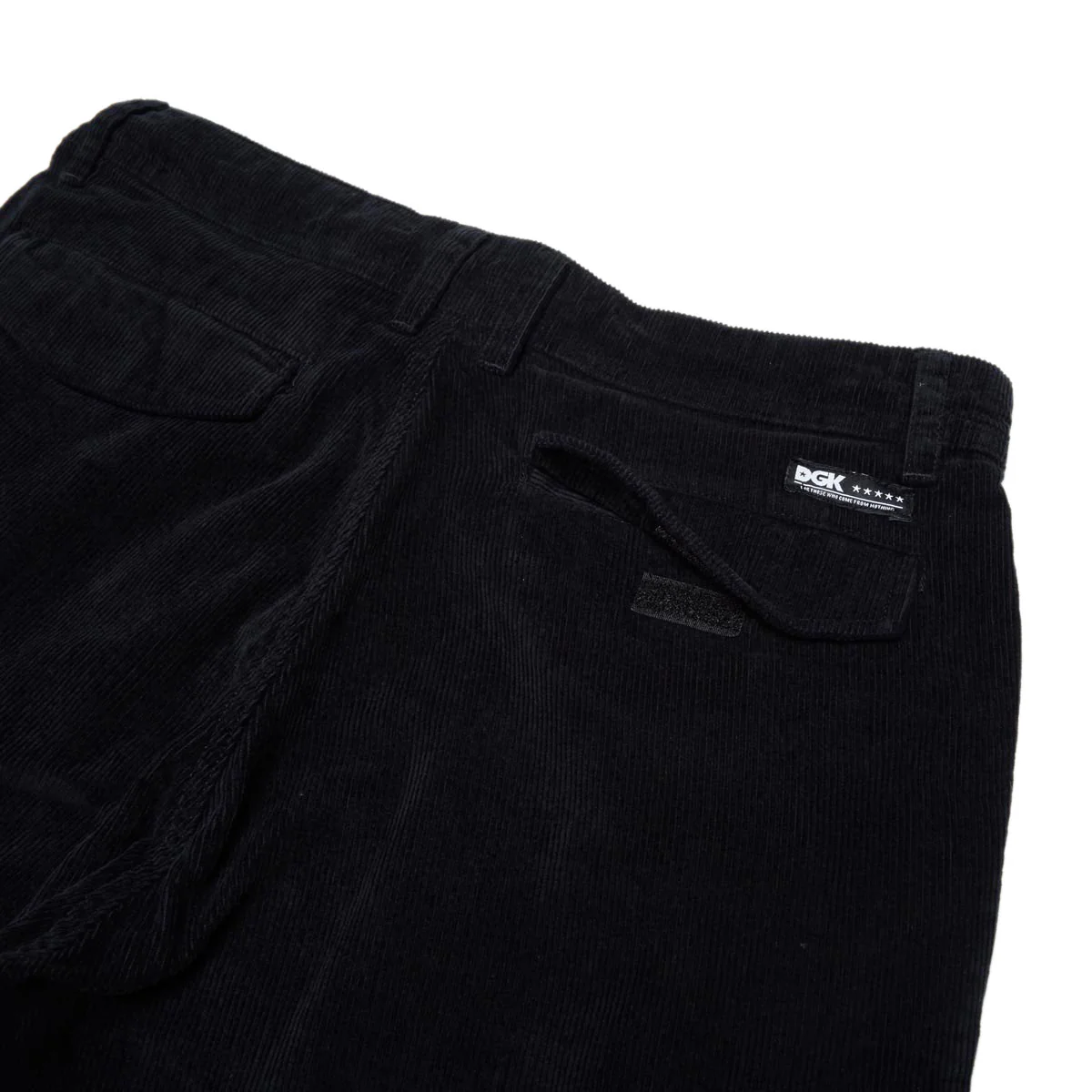 DGK OG Cargo Pants - Black Corduroy - Image 4