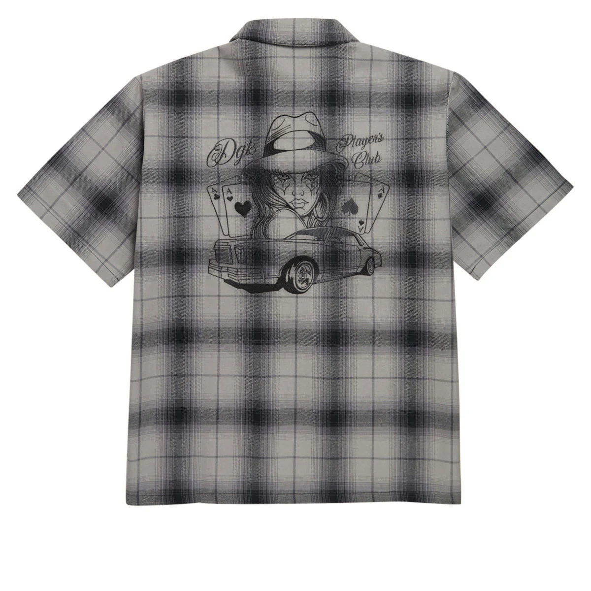 DGK Players Club Flannel Shirt - Gray - Image 2
