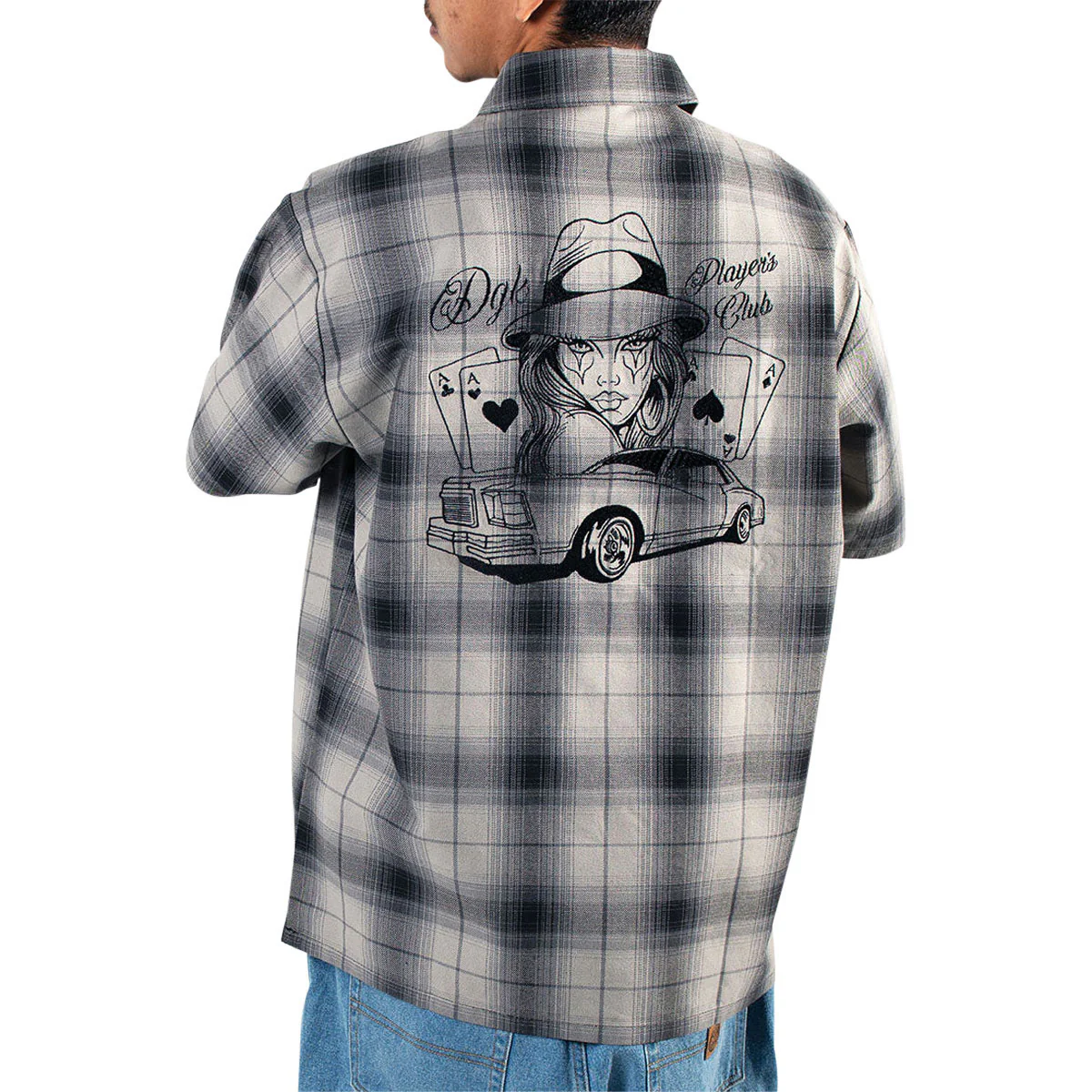 DGK Players Club Flannel Shirt - Gray - Image 4