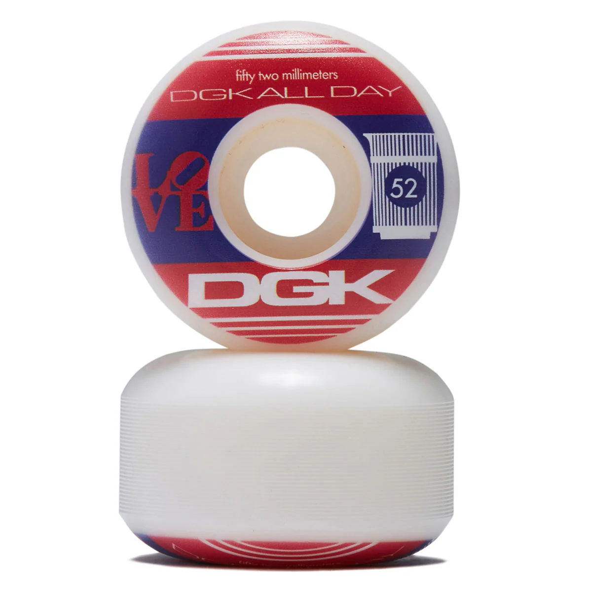 DGK Plaza 101a Skateboard Wheels - 52mm - Image 2