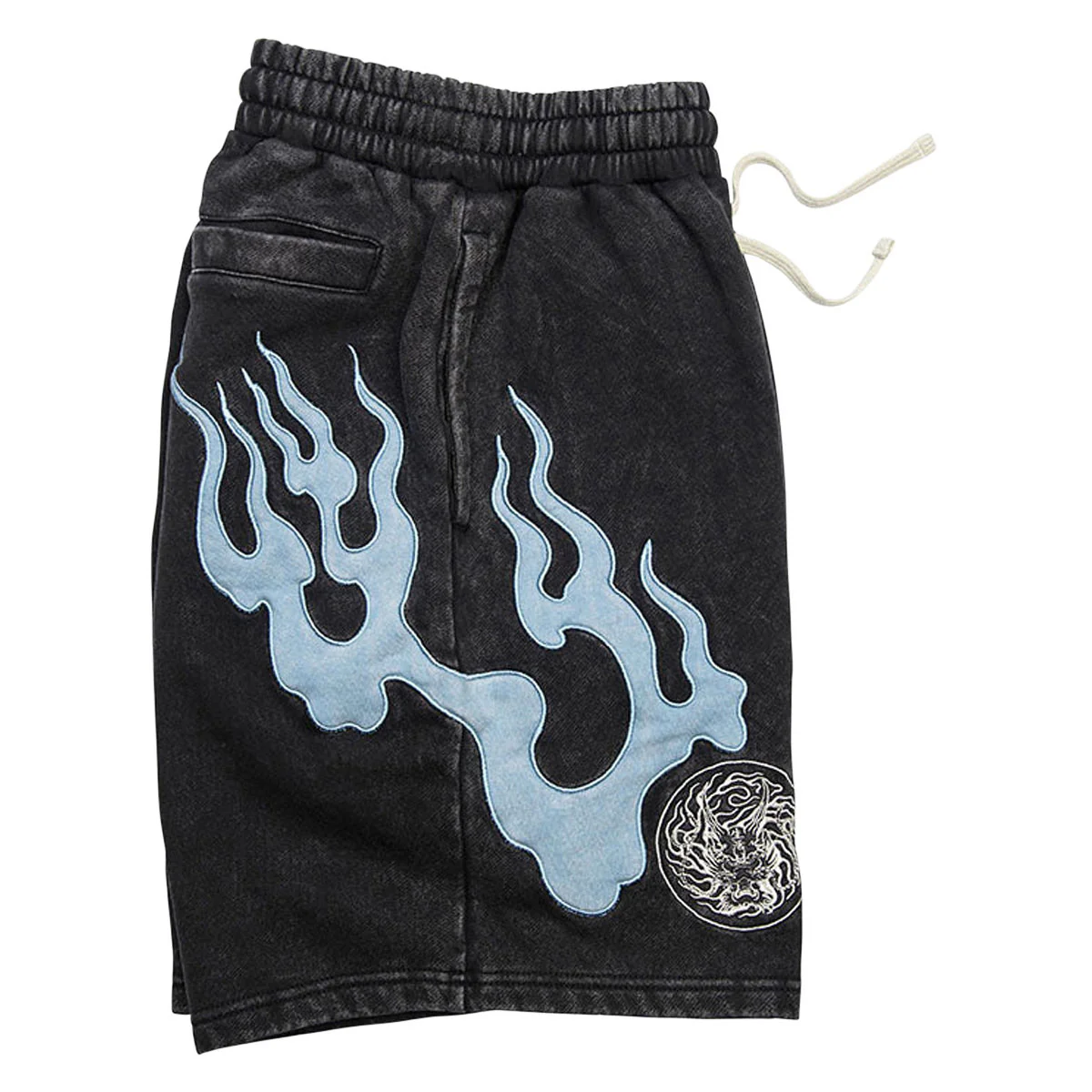 DGK Storm Fleece Shorts - Washed Black - Image 3