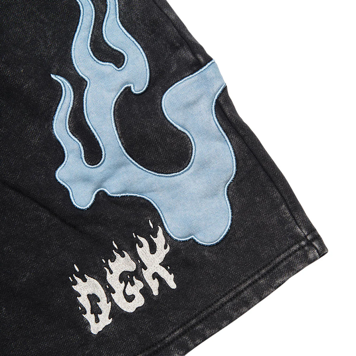 DGK Storm Fleece Shorts - Washed Black - Image 5