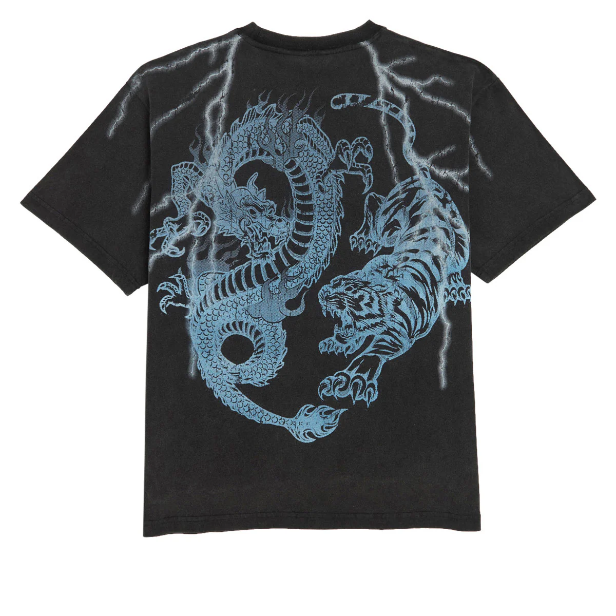 DGK Storm Knit T-Shirt - Washed Black - Image 2