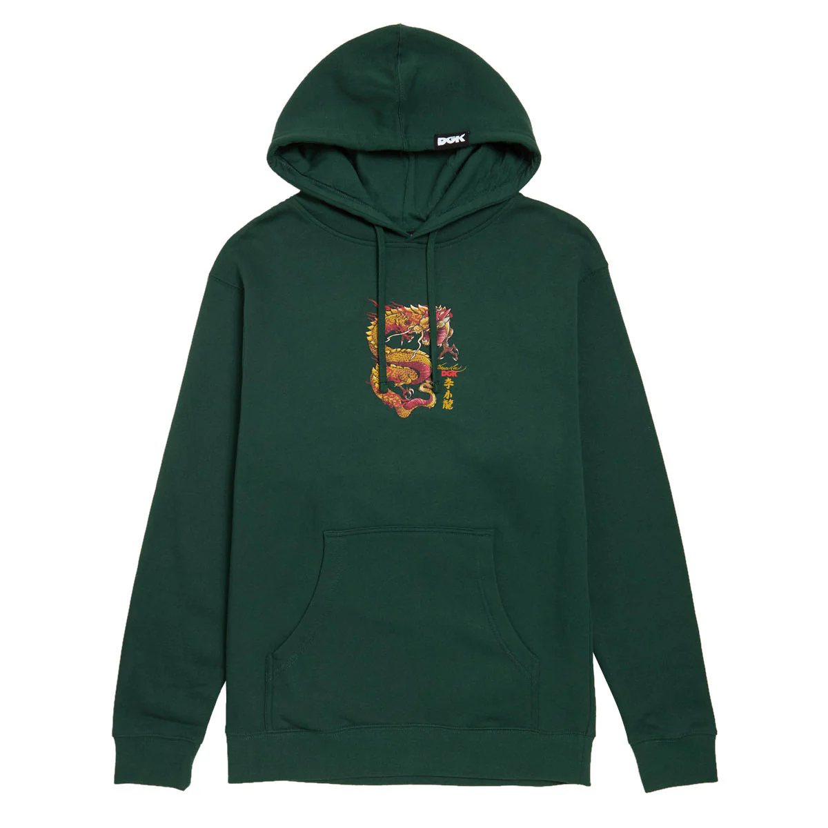 DGK x Bruce Lee Lil Dragon Hoodie - Forest Green - Image 2