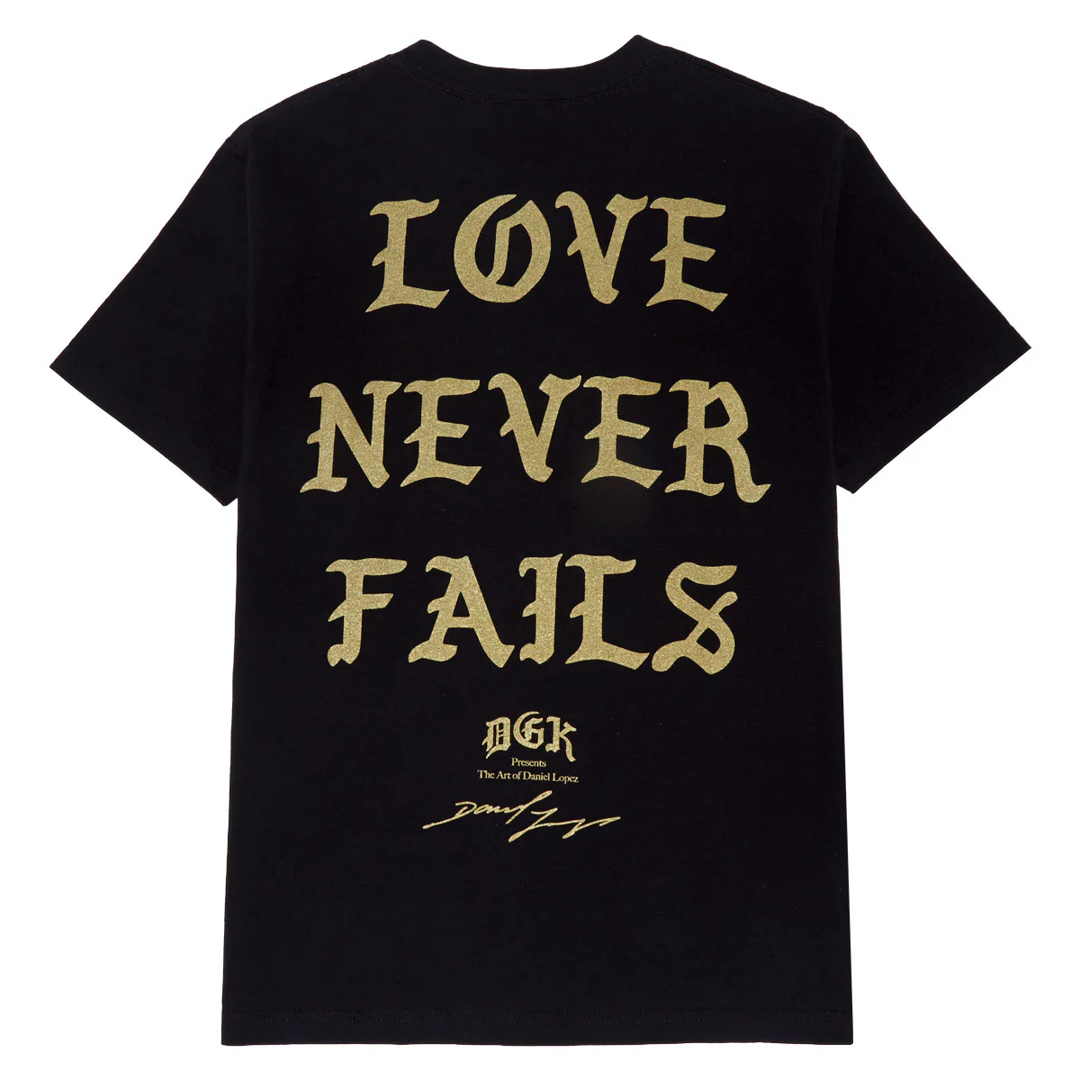 DGK x Godfitti No Llores T-Shirt - Black - Image 2