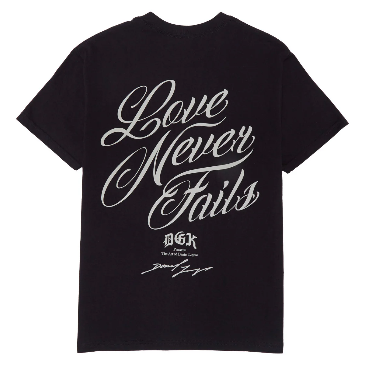 DGK x Godfitti No Love For The Clown T-Shirt - Black - Image 2