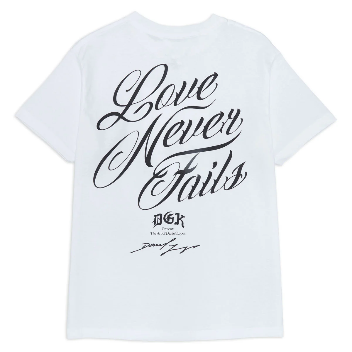 DGK x Godfitti No Love For The Clown T-Shirt - White - Image 2