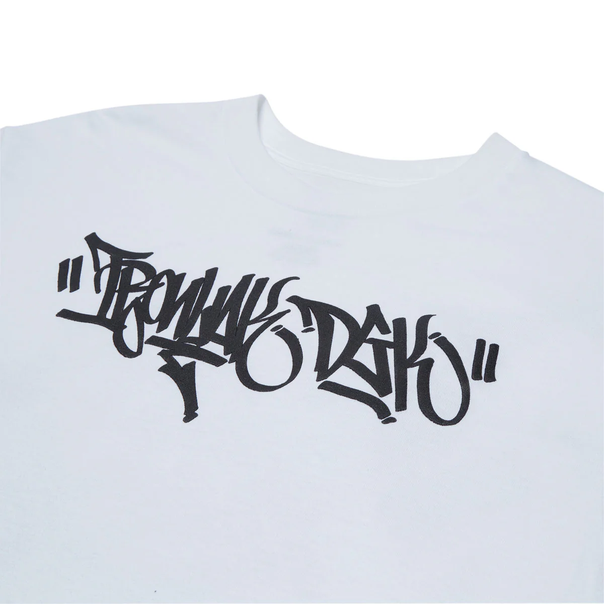 DGK x Ironlak Hands Off Puff Ink T-Shirt - White - Image 3