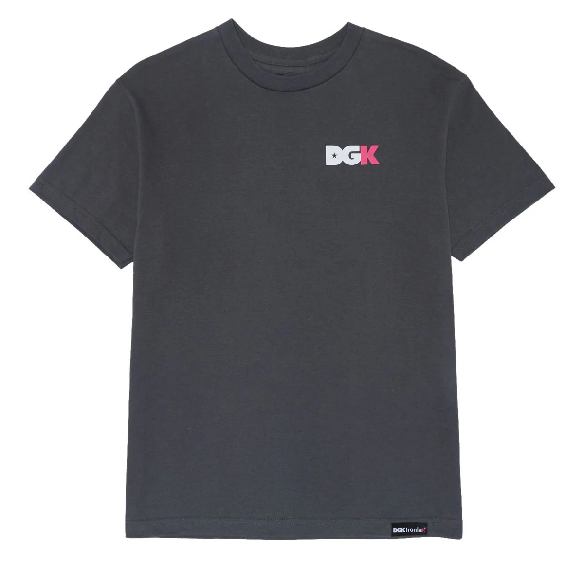DGK x Ironlak Yard T-Shirt - Charcoal - Image 2