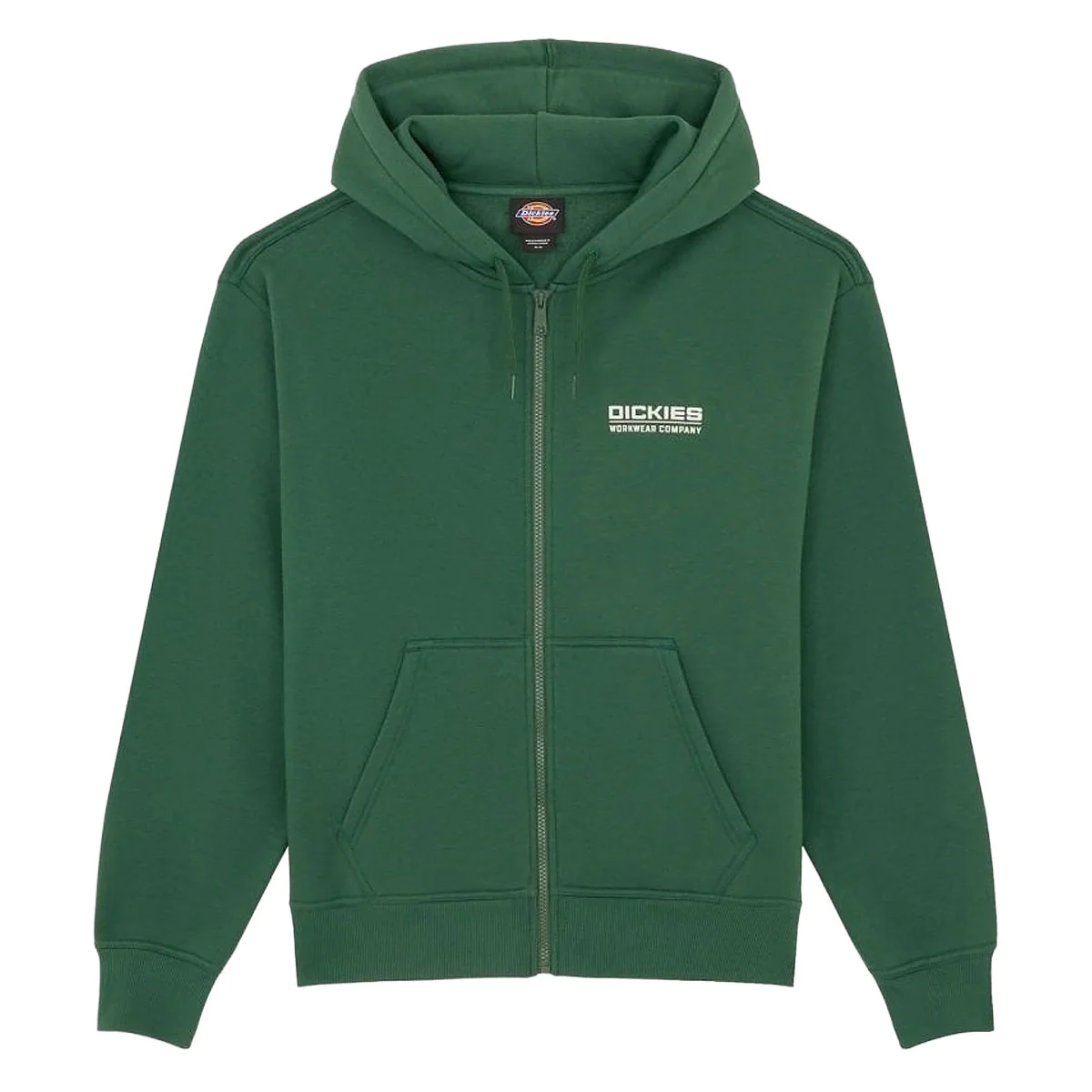 Dickies Bolivar Full Zip Up Hoodie - Pine Needle Green - Image 4