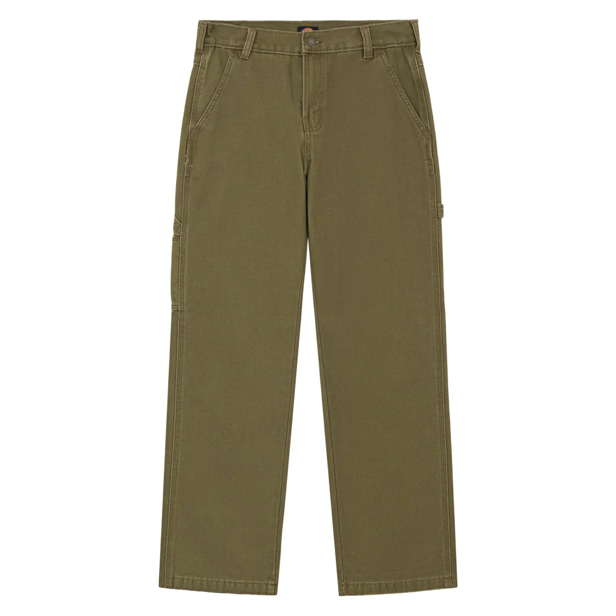 Dickies Carpenter Canvas Pants - Military Green - Image 5