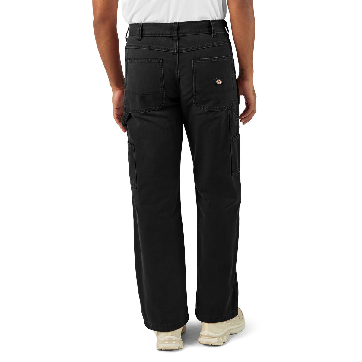 Dickies Double Knee Canvas Carpenter Pants - Black - Image 2