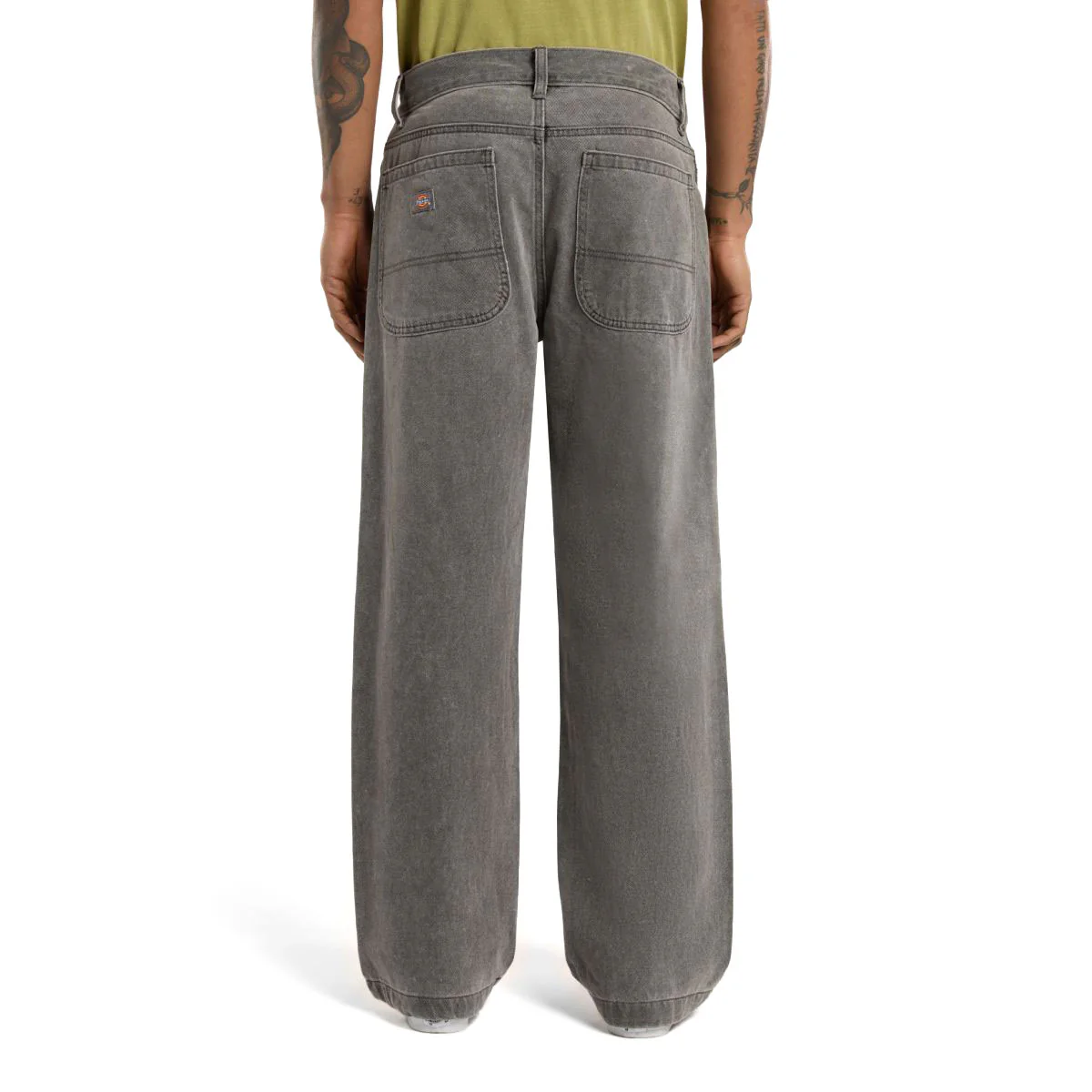 Dickies Double Knee Denim Jeans - Grey Wash Tinited - Image 2