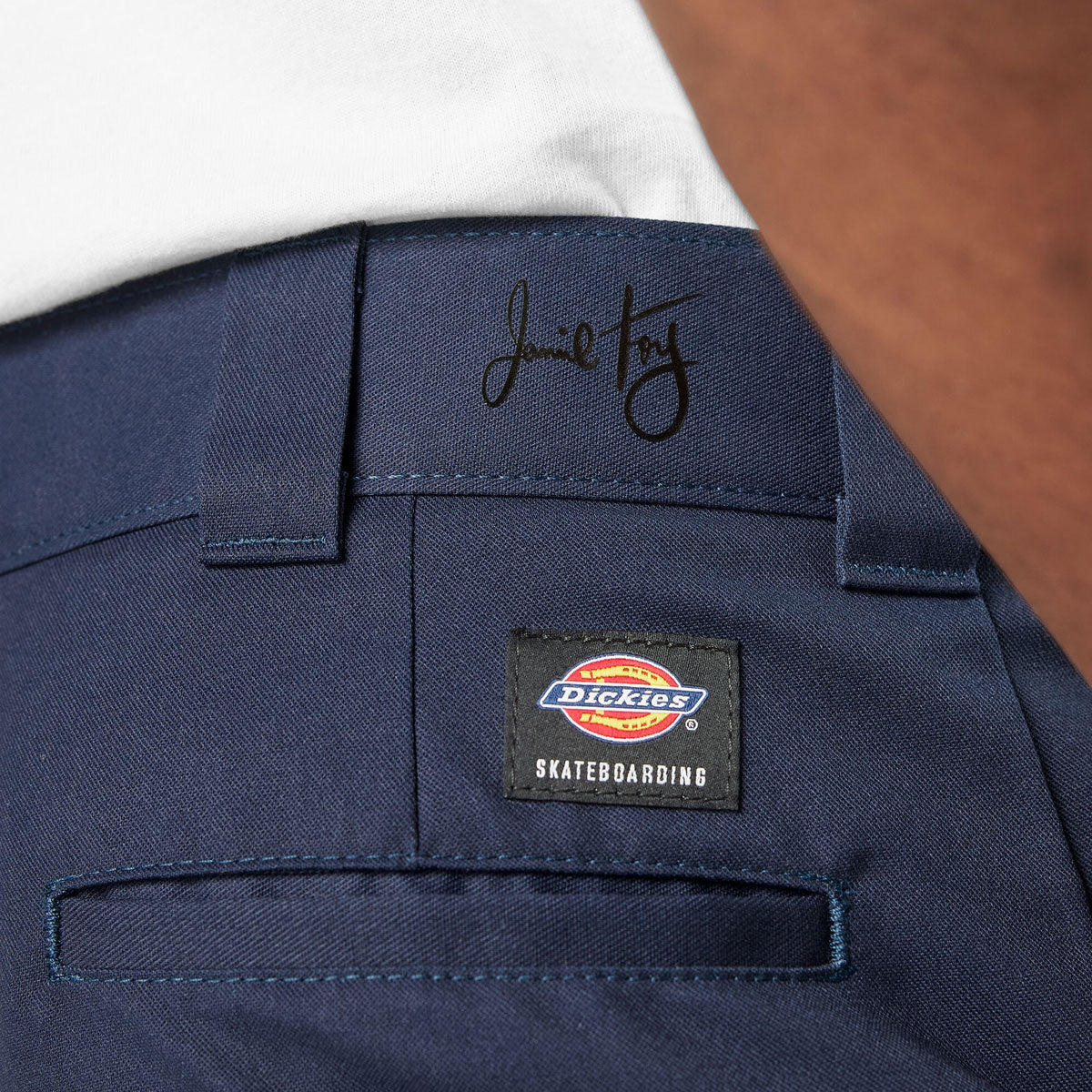 Dickies Jamie Foy Loose Straight Twill Pants - Naval Academy - Image 4