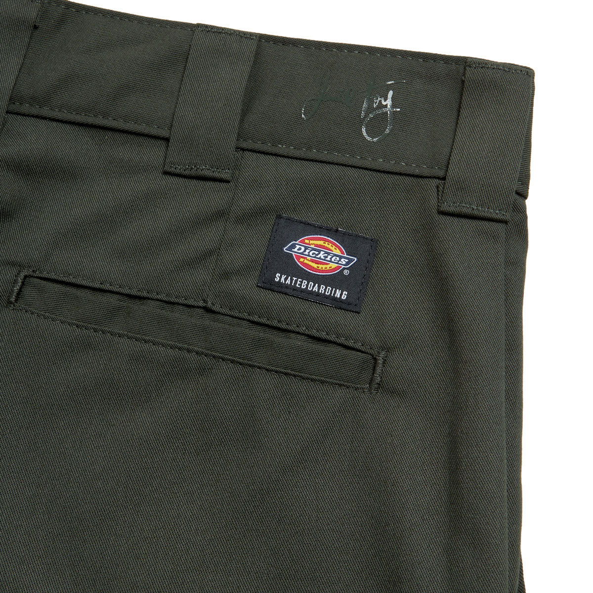 Dickies Jamie Foy Loose Straight Twill Pants - Olive Green 2025 - Image 3