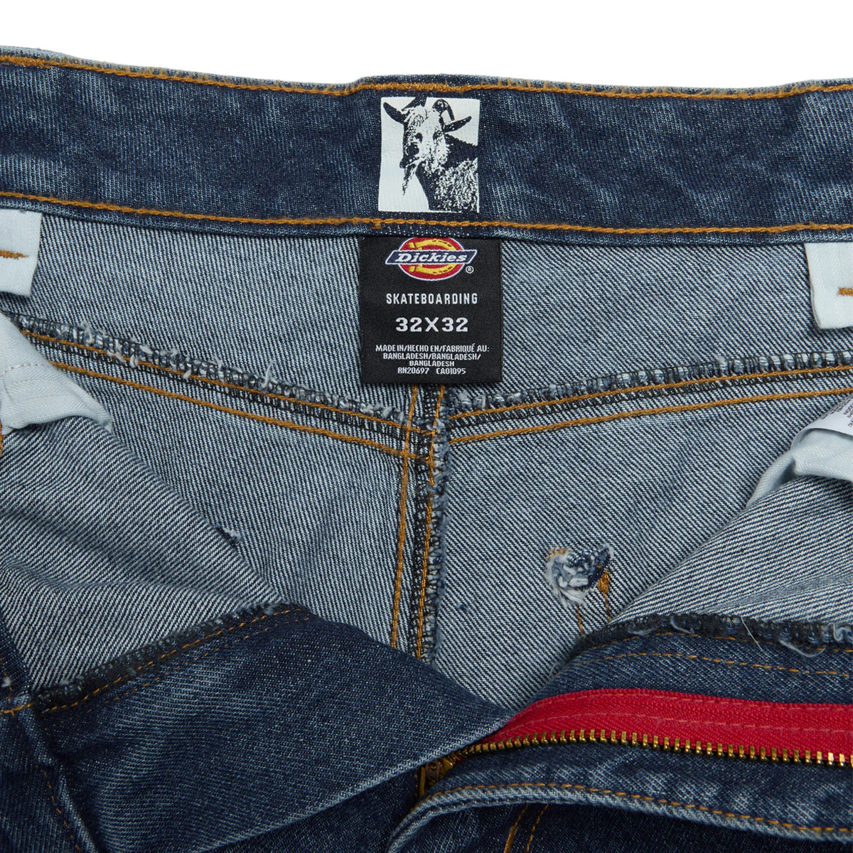 Dickies Mike Anderson Denim Jeans - Stonewashed Indigo Blue - Image 6