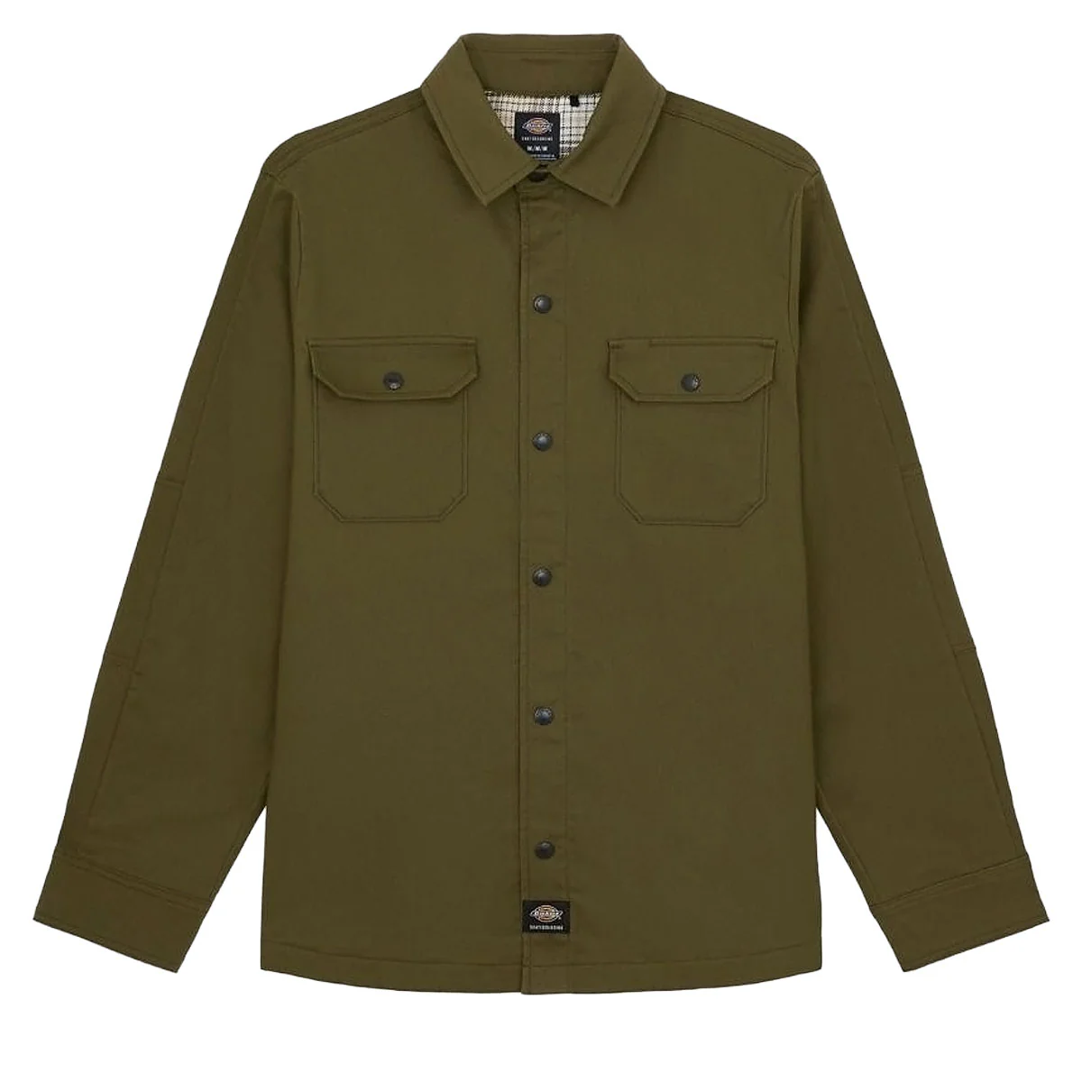 Dickies Mike Anderson Lined Flex Duck Shacket Jacket - Dark Olive - Image 6