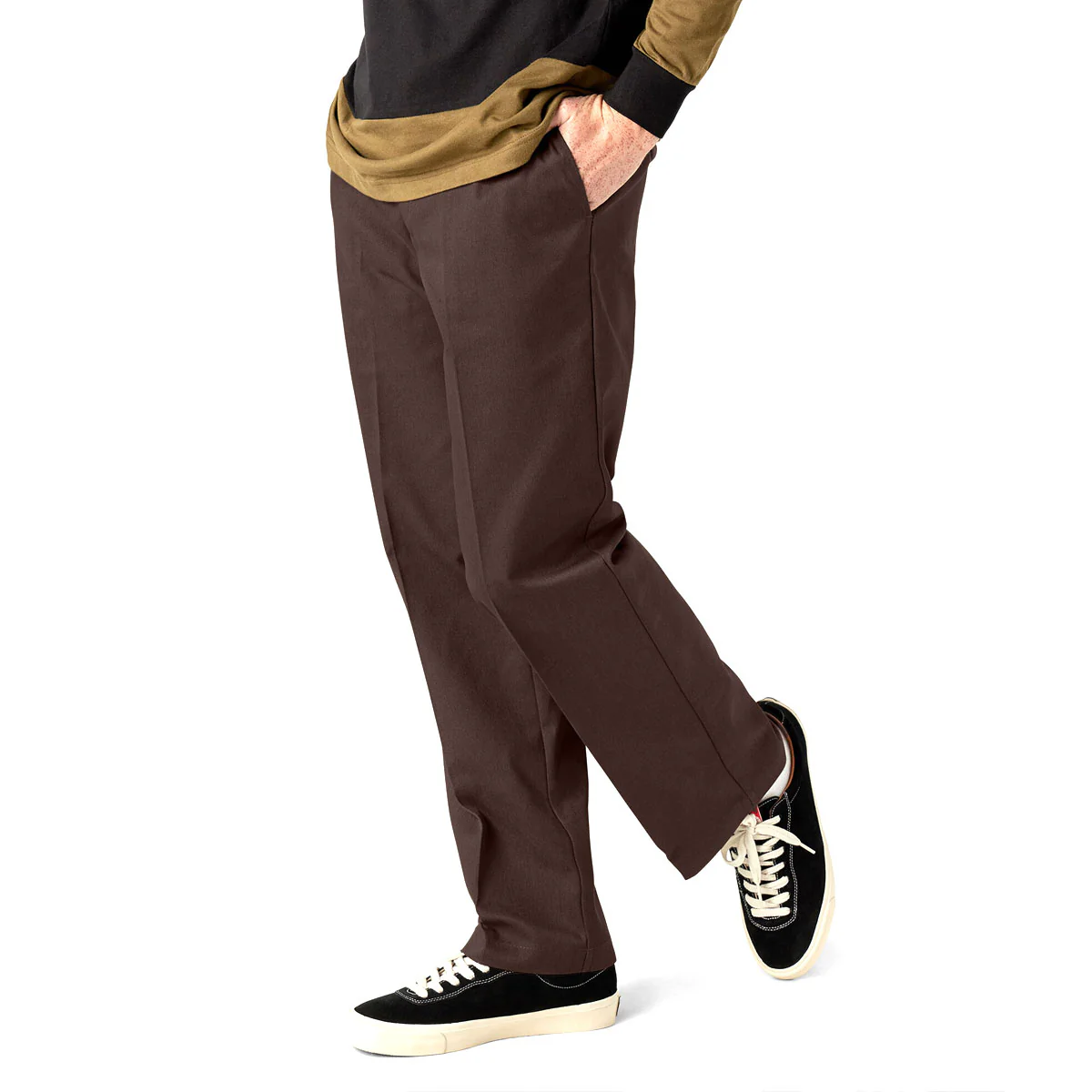 Dickies Regular Twill Skate Pants - Chocolate Brown 2025 - Image 3