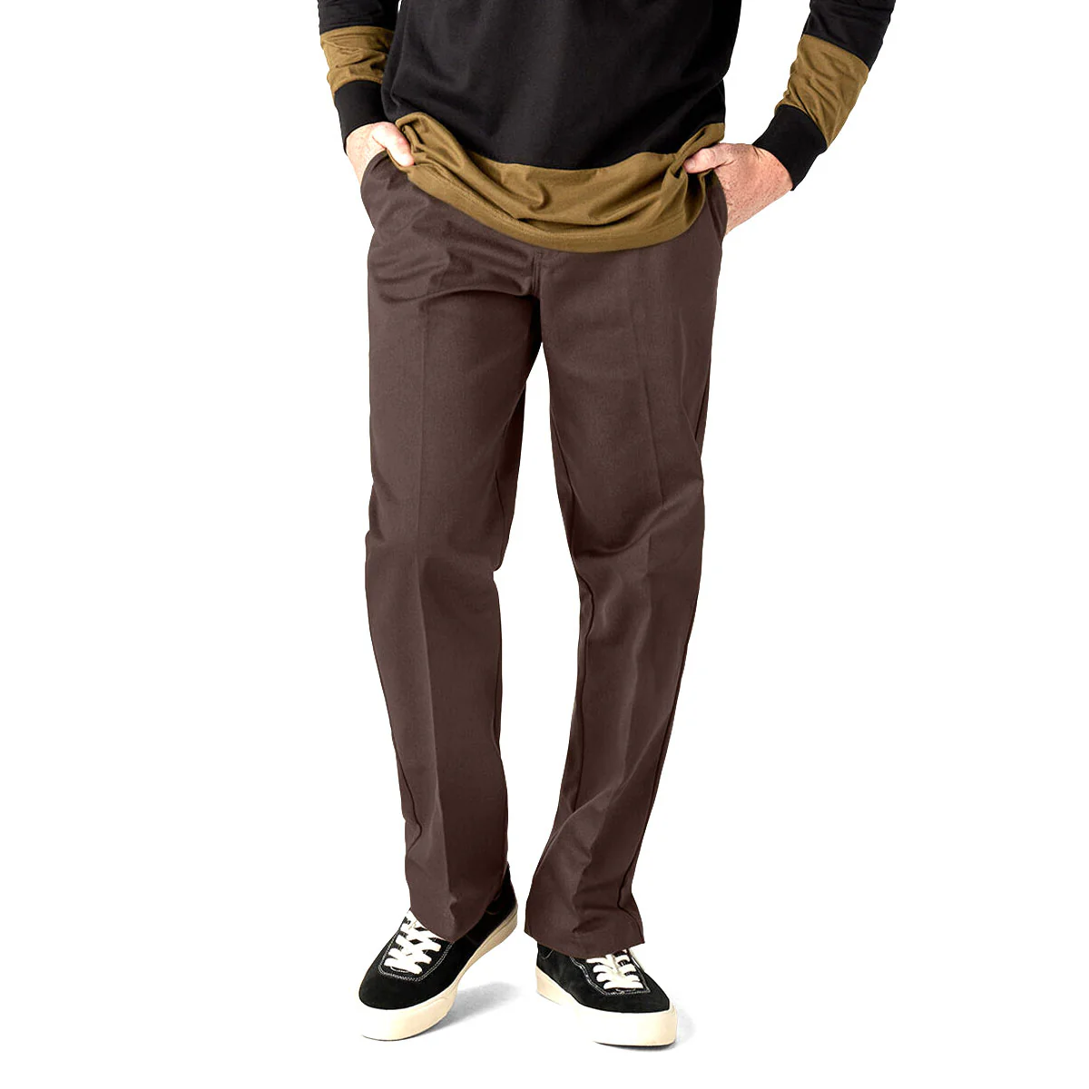 Dickies Regular Twill Skate Pants - Chocolate Brown 2025 - Image 4