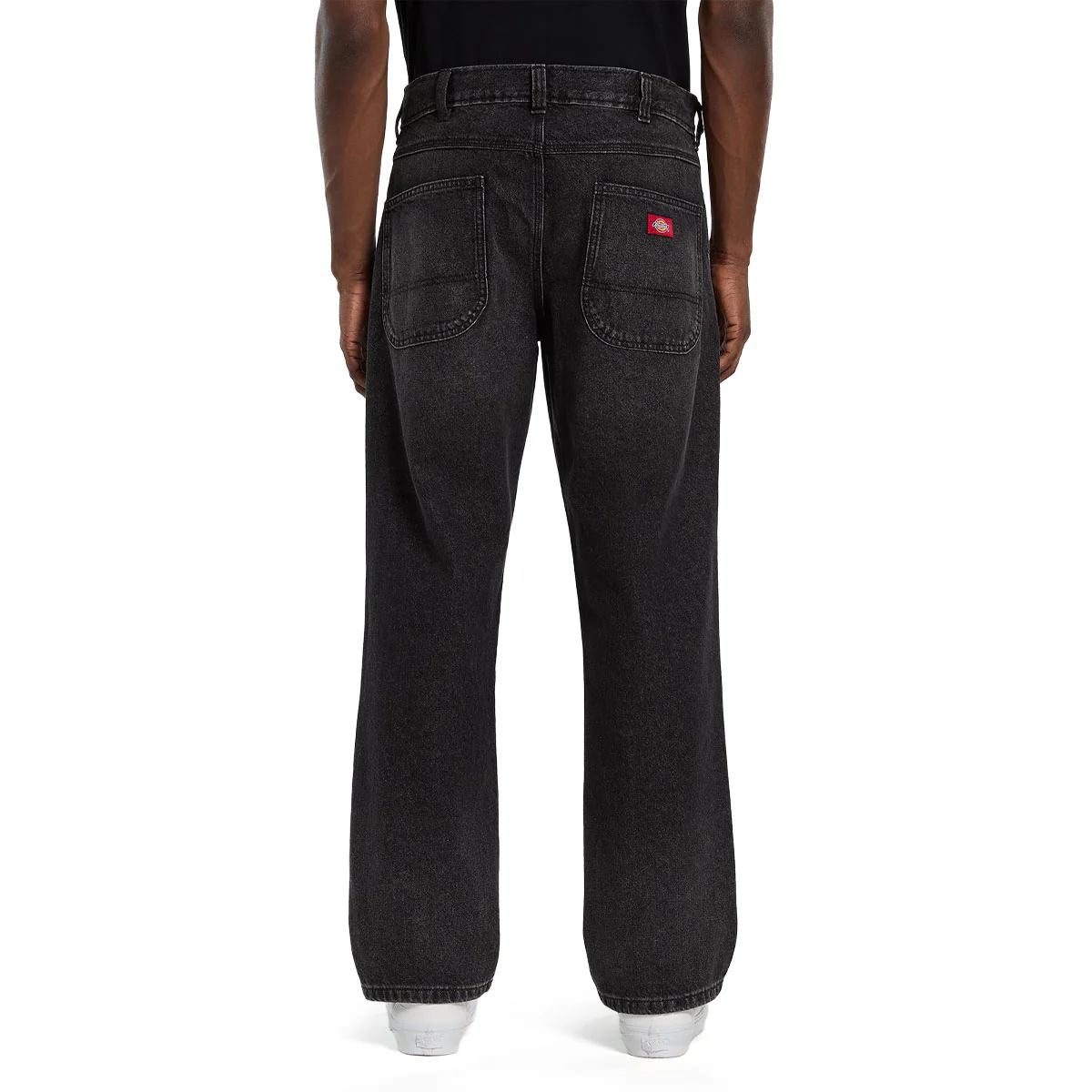 Dickies Relaxed Straight Work Jeans - Black Wash Faded - Image 2