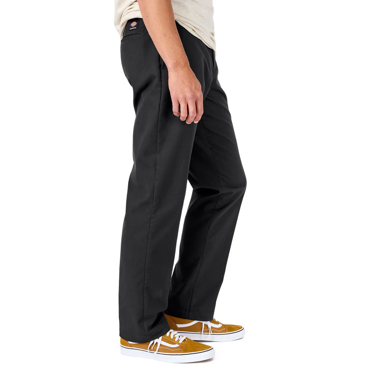 Dickies Slim Straight Twill Skate Pants - Black - Image 3