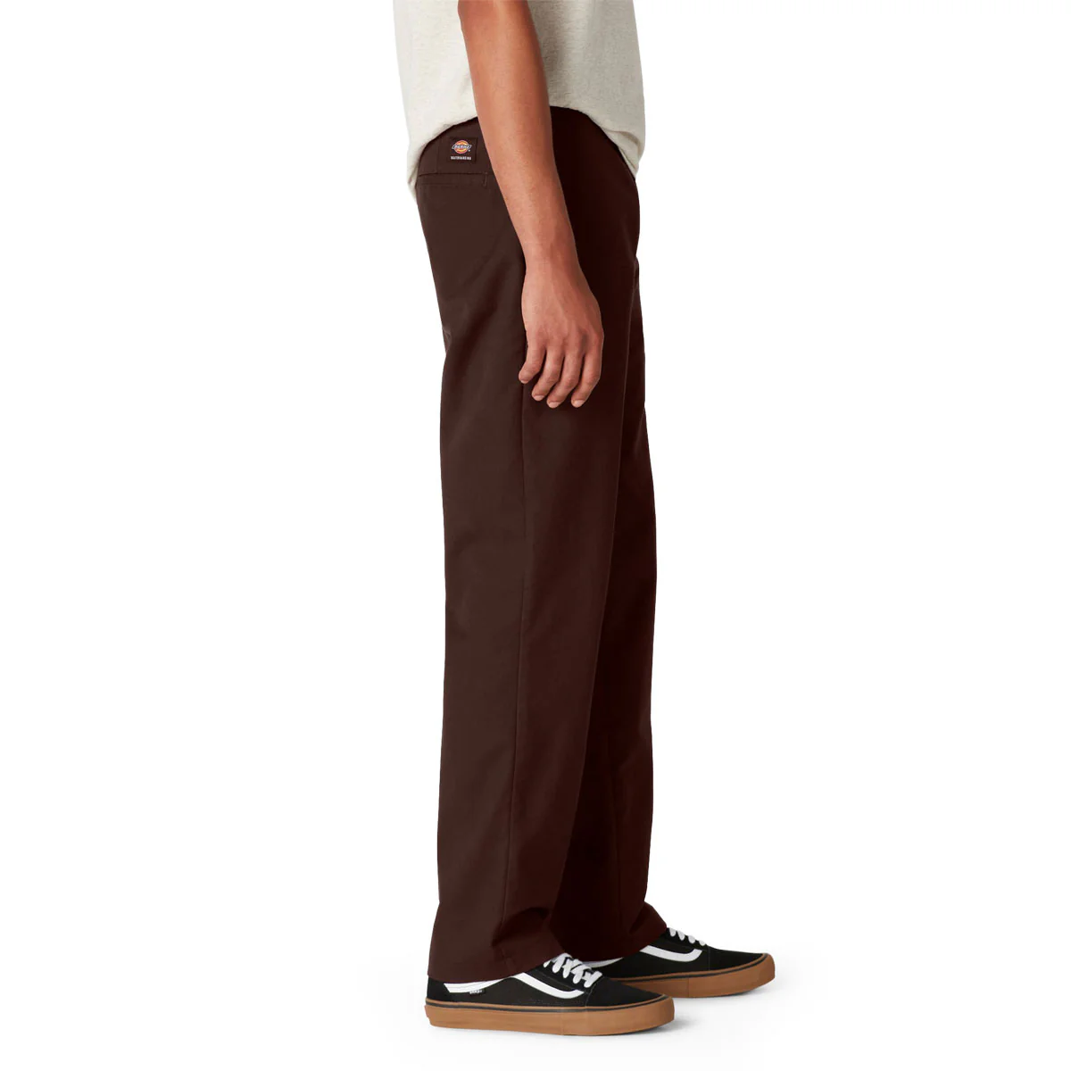 Dickies Slim Straight Twill Skate Pants - Chocolate Brown 2025 - Image 3