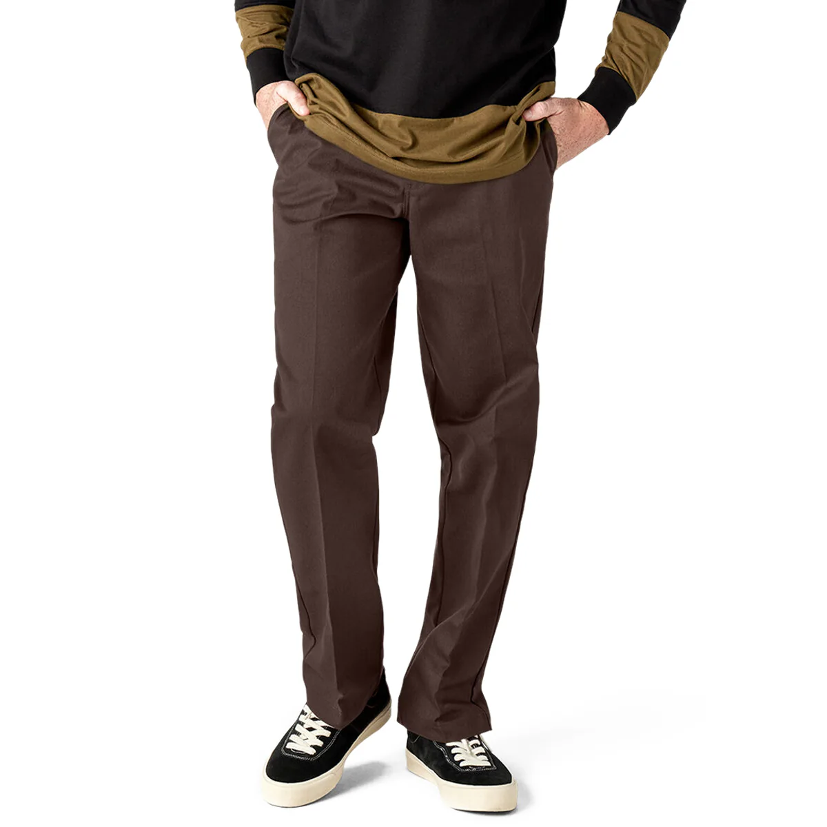 Dickies Regular Twill Skate Pants - Chocolate Brown - Image 4