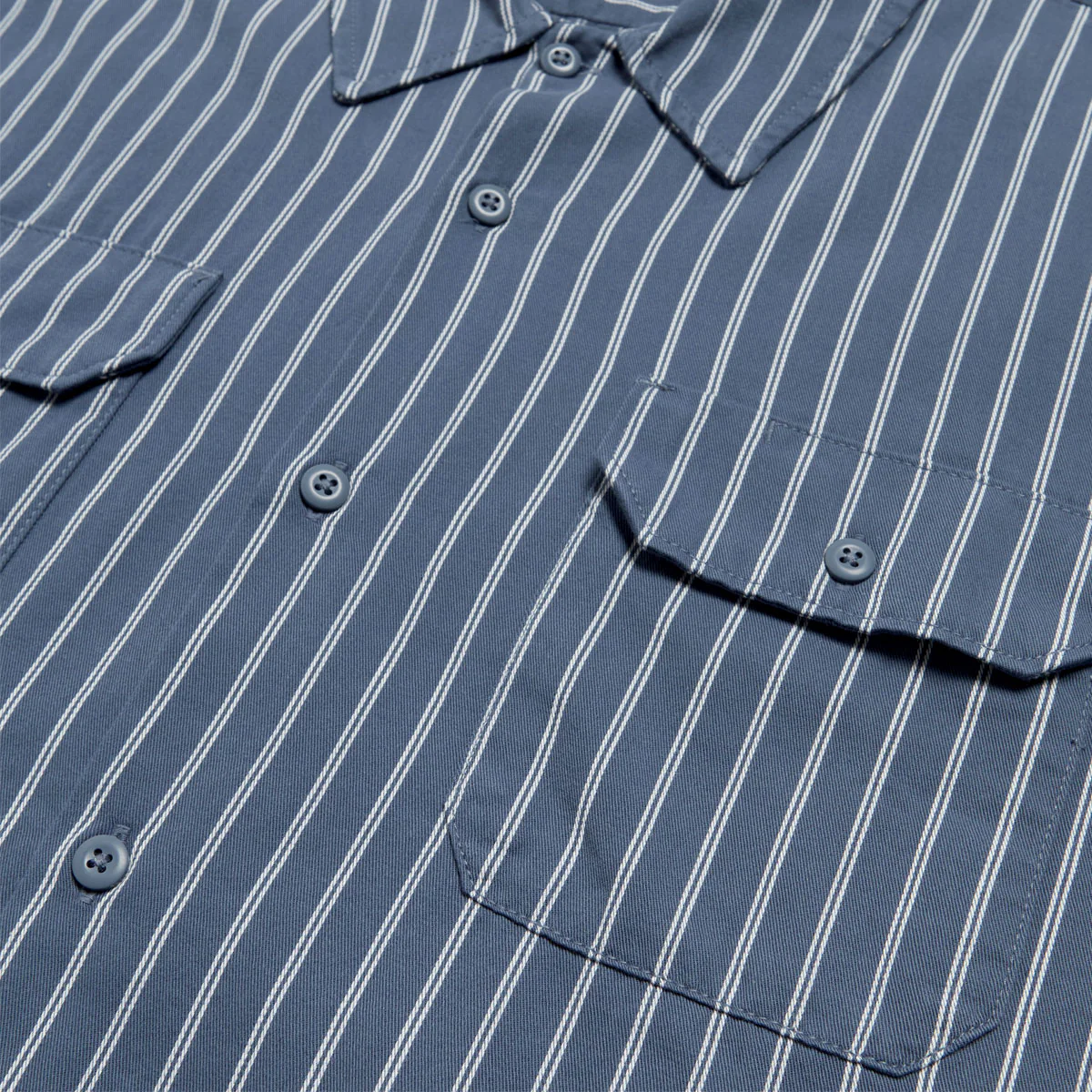 Dickies Worn In Lightweight Work Shirt - Retro Indigo - Image 3