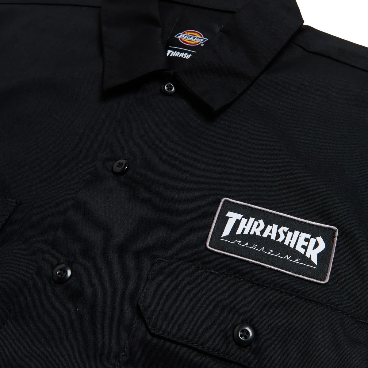 Dickies x Thrasher Work Shirt - Black - Image 3