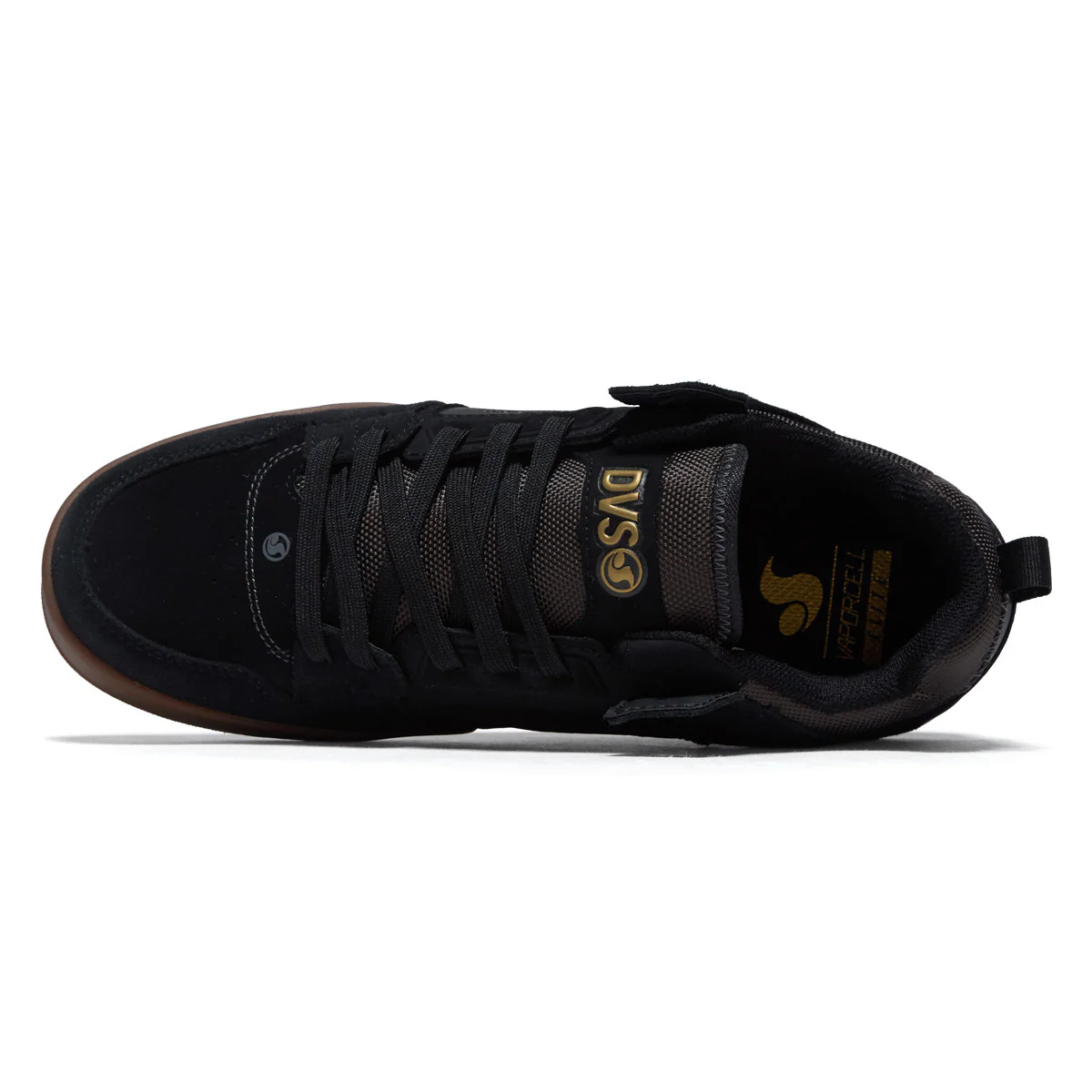 DVS Comanche LT Shoes - Black/Black/Gum Suede - Image 3